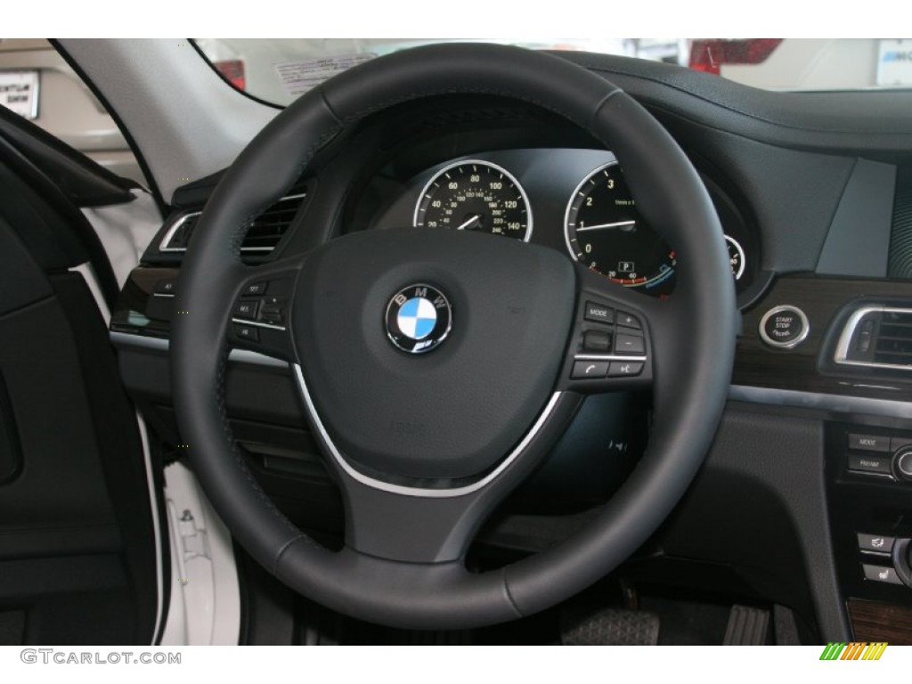 2012 7 Series 740i Sedan - Mineral White Metallic / Black photo #9