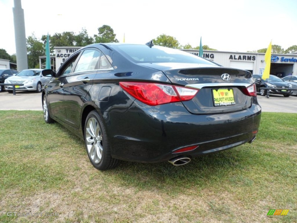 2012 Sonata SE - Pacific Blue Pearl / Gray photo #5