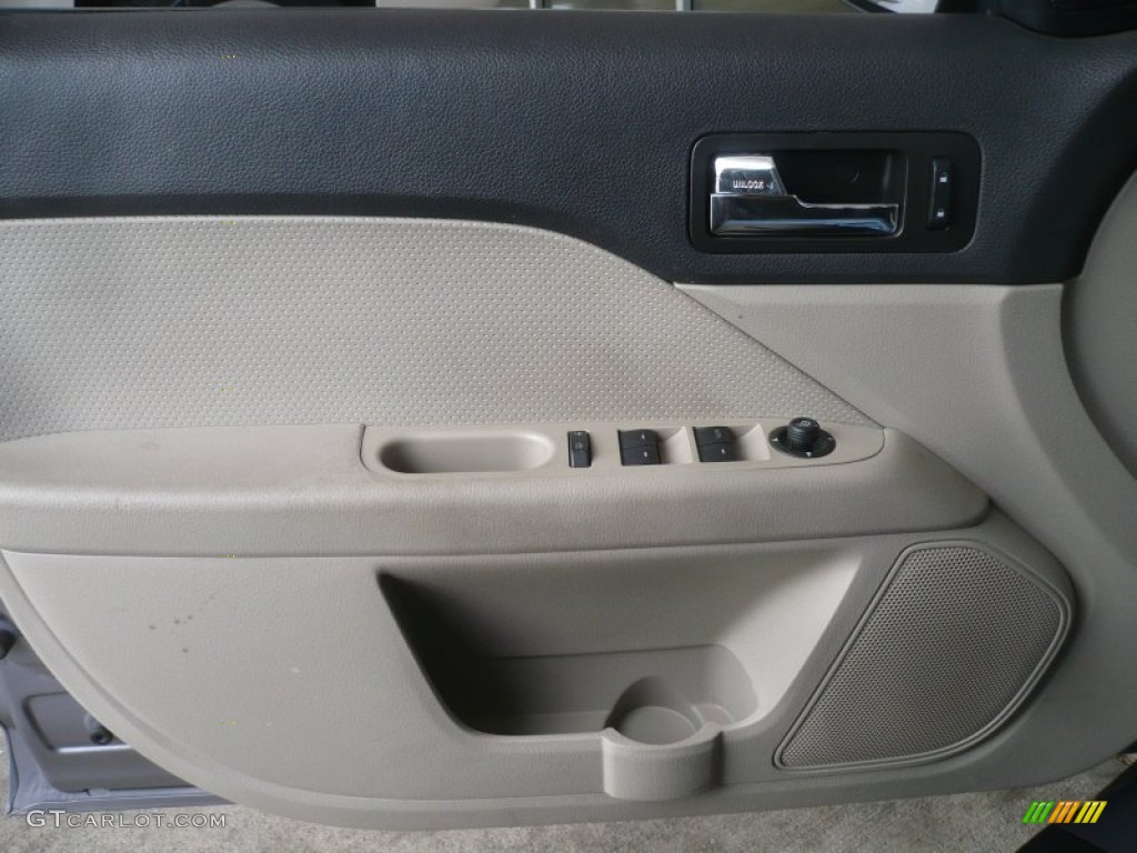 2007 Fusion SEL V6 - Tungsten Grey Metallic / Light Stone photo #7
