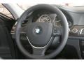 Black 2012 BMW 7 Series 750Li Sedan Steering Wheel