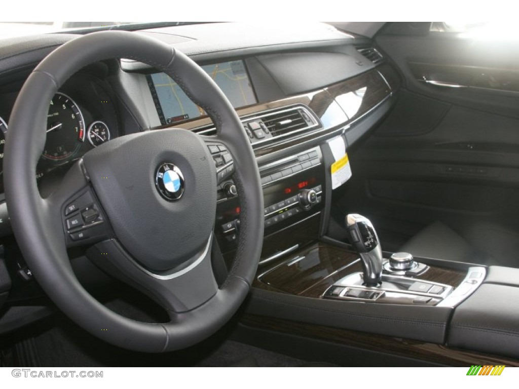 2012 BMW 7 Series 750Li Sedan Black Dashboard Photo #51094814