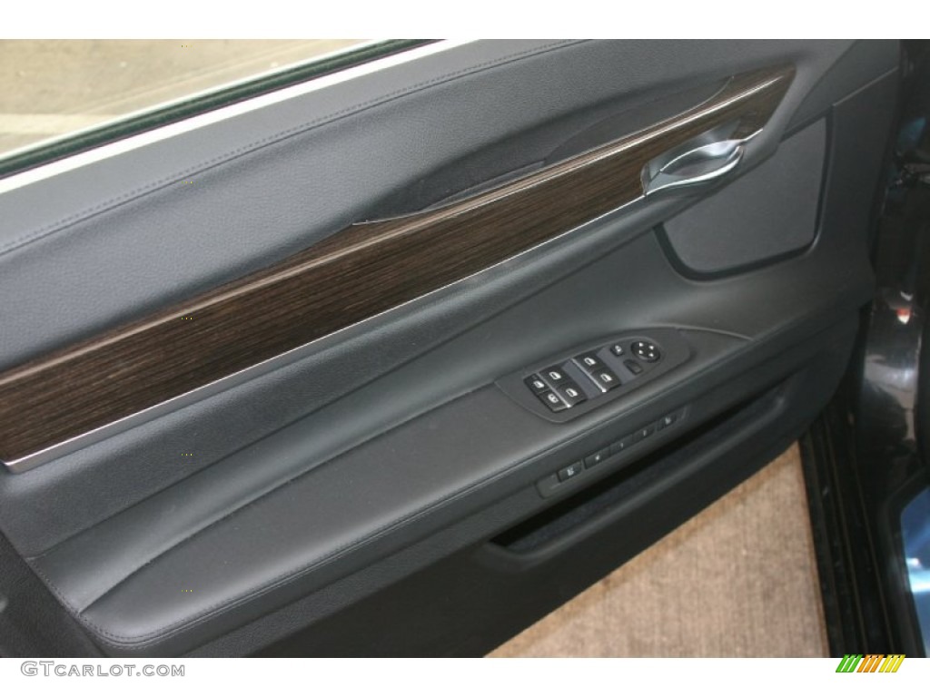 2012 BMW 7 Series 750Li Sedan Black Door Panel Photo #51094853