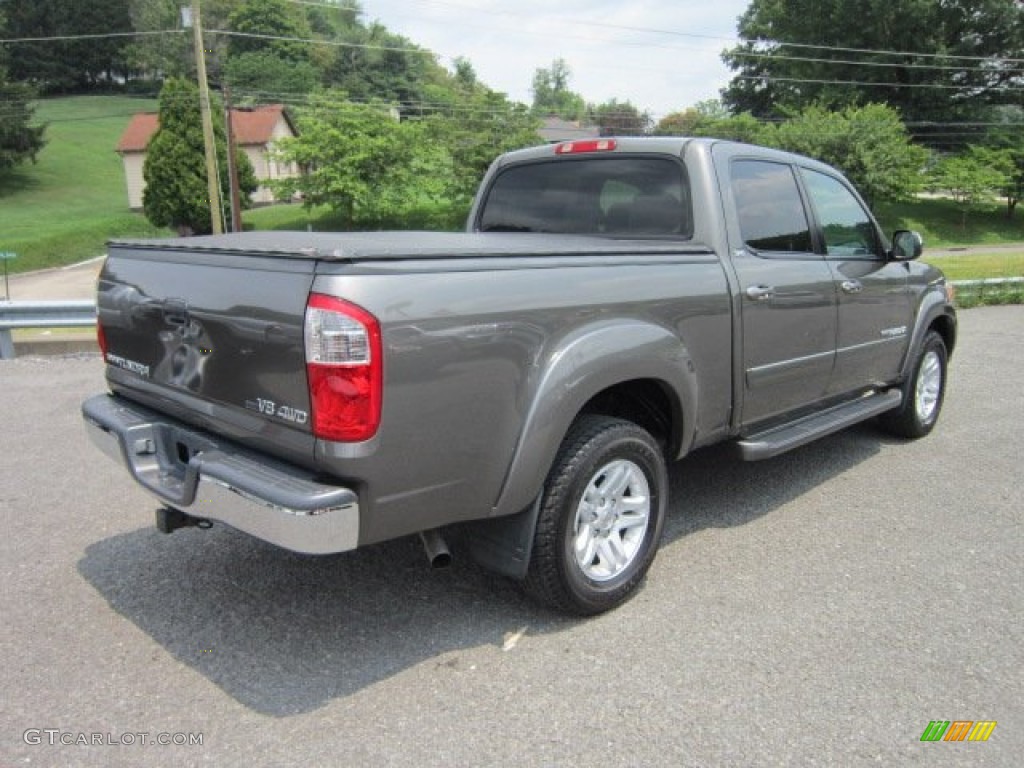 2005 Tundra SR5 Double Cab 4x4 - Phantom Gray Pearl / Light Charcoal photo #6