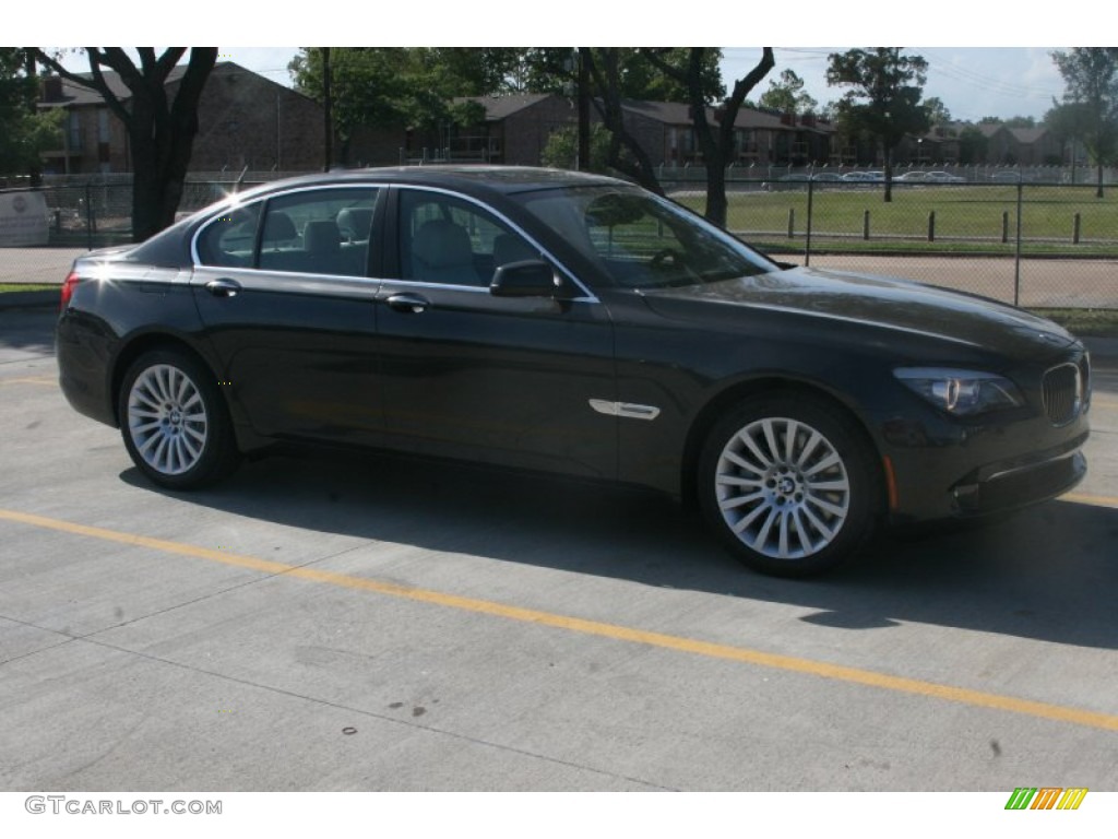 2012 7 Series 750i Sedan - Dark Graphite Metallic / Oyster/Black photo #6