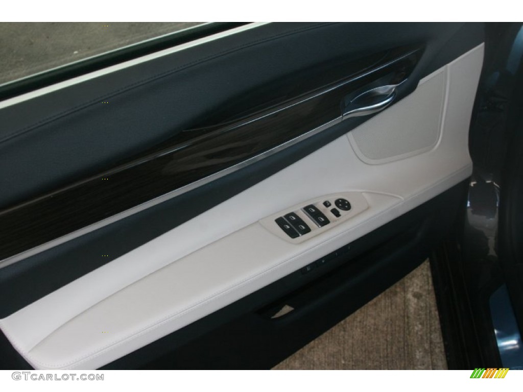 2012 7 Series 750i Sedan - Dark Graphite Metallic / Oyster/Black photo #14