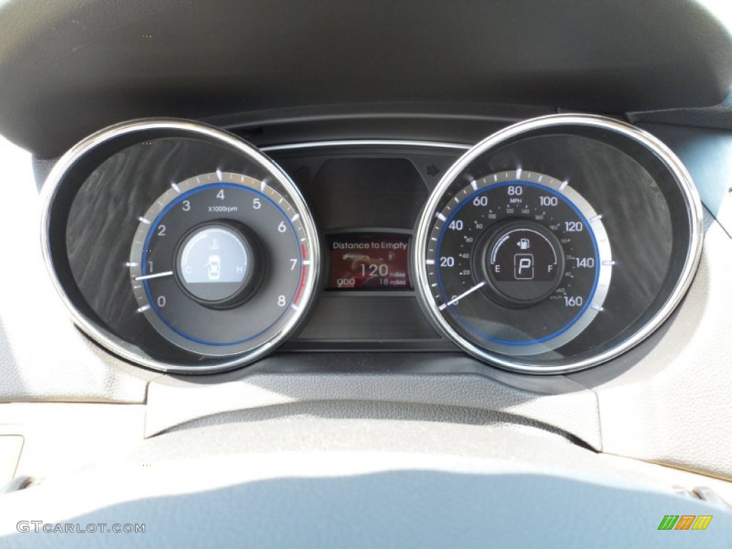 2012 Hyundai Sonata GLS Gauges Photo #51096206