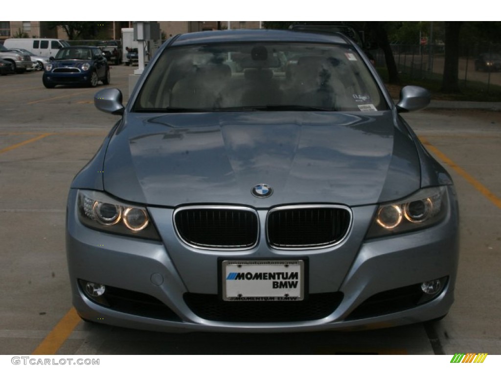 2010 3 Series 328i Sedan - Blue Water Metallic / Beige photo #7