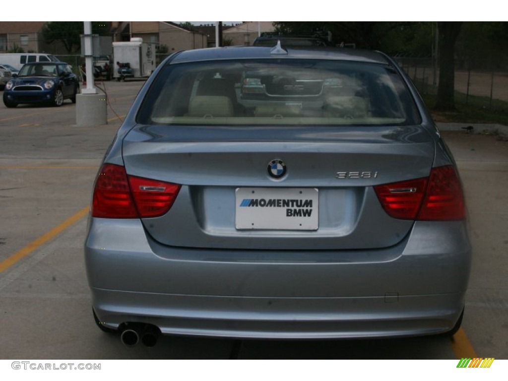 2010 3 Series 328i Sedan - Blue Water Metallic / Beige photo #11