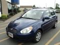 2010 Dark Sapphire Blue Hyundai Accent GLS 4 Door  photo #1