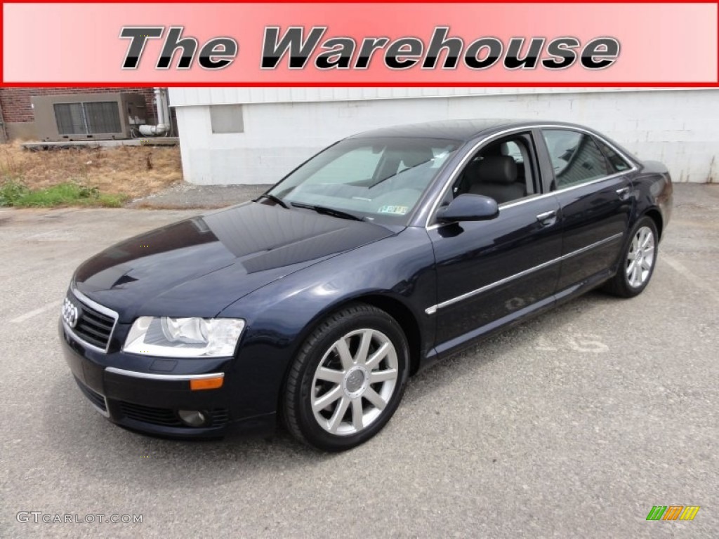 2005 A8 4.2 quattro - Night Blue Pearl / Platinum photo #1