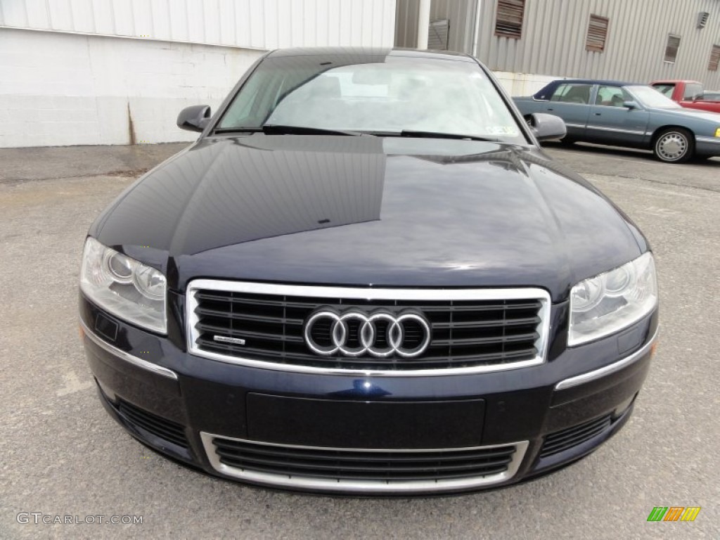 2005 A8 4.2 quattro - Night Blue Pearl / Platinum photo #3