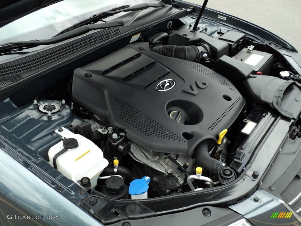2010 Hyundai Sonata SE V6 3.3 Liter DOHC 24-Valve CVVT V6 Engine Photo #51098213