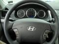 Gray 2010 Hyundai Sonata SE V6 Steering Wheel