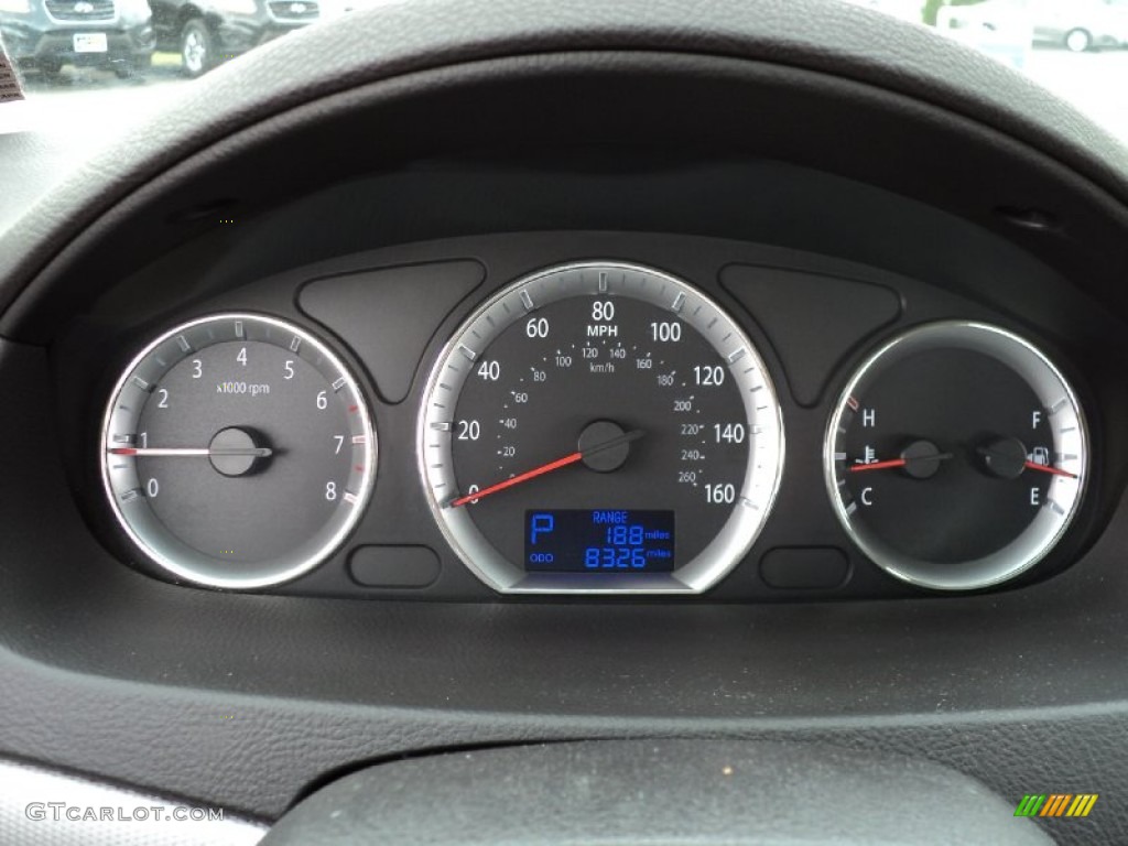 2010 Hyundai Sonata SE V6 Gauges Photo #51098528