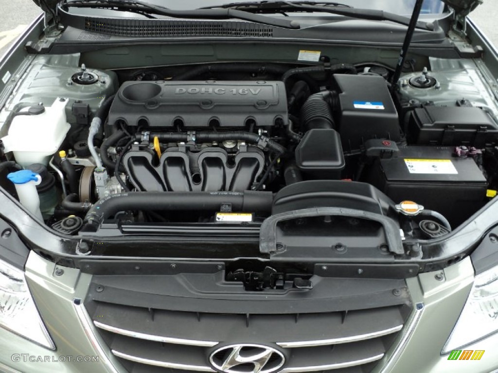 2010 Hyundai Sonata Limited 2.4 Liter DOHC 16-Valve CVVT 4 Cylinder Engine Photo #51098762