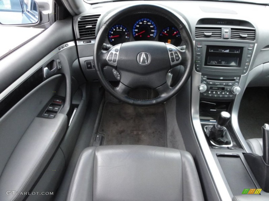 2005 Acura TL 3.2 Quartz Steering Wheel Photo #51099206