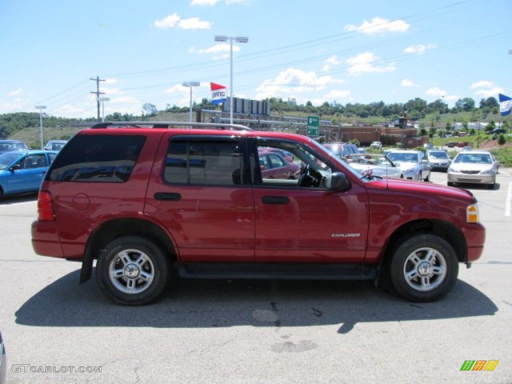 2004 Explorer XLT 4x4 - Redfire Metallic / Graphite photo #6