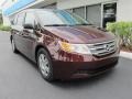 2011 Dark Cherry Pearl Honda Odyssey LX  photo #1