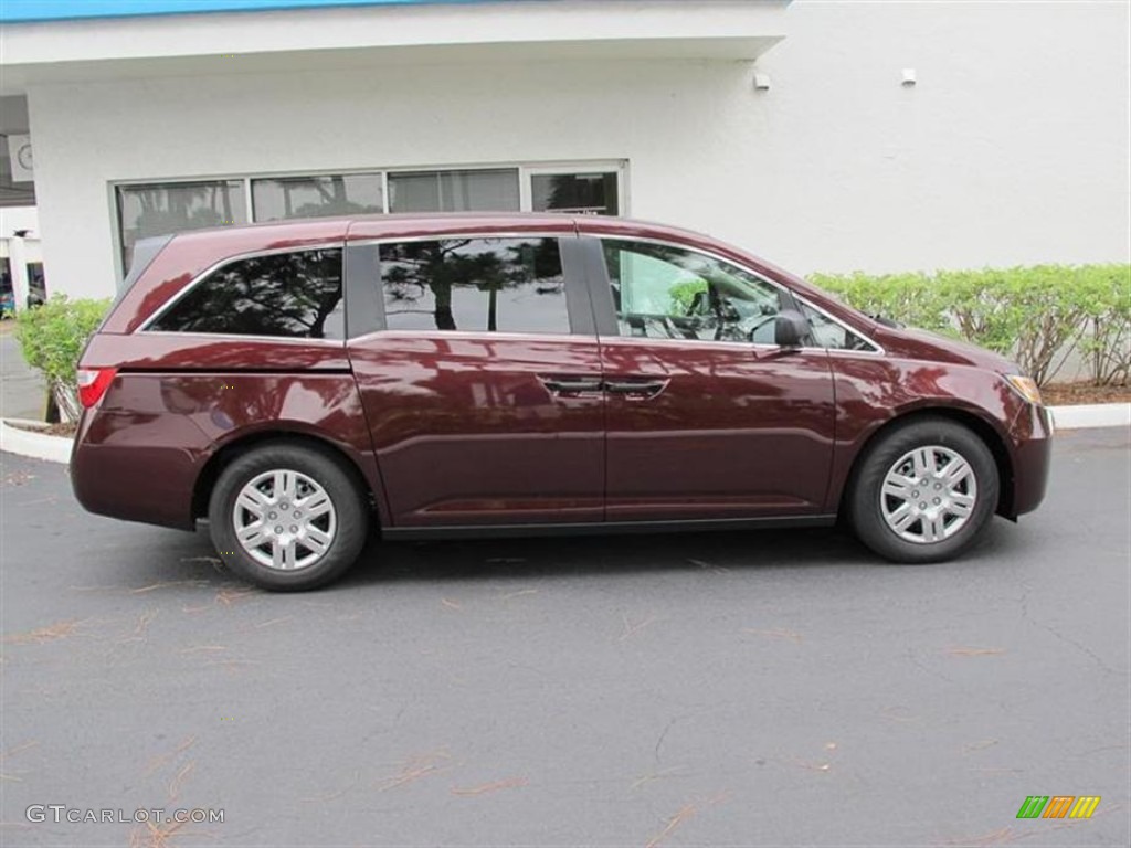 Dark Cherry Pearl 2011 Honda Odyssey LX Exterior Photo #51099680