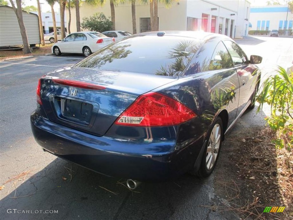 2006 Accord EX V6 Coupe - Sapphire Blue Pearl / Ivory photo #2