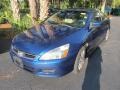 2006 Sapphire Blue Pearl Honda Accord EX V6 Coupe  photo #4