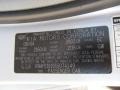 6C: Clear Silver 2005 Kia Spectra 5 Wagon Color Code