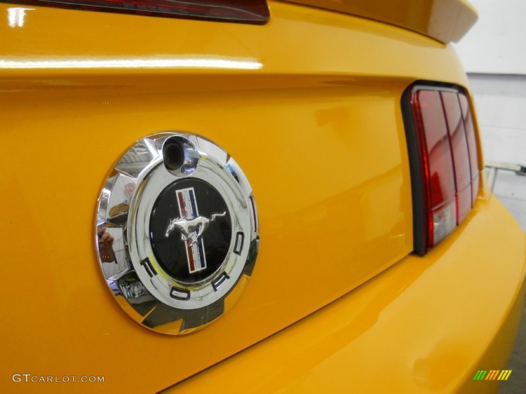2007 Mustang V6 Deluxe Coupe - Grabber Orange / Dark Charcoal photo #13