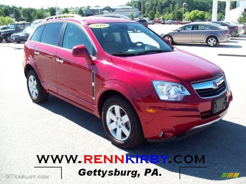 2010 VUE XR V6 - Crystal Red Tintcoat / Tan photo #1