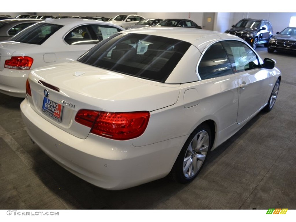 2011 3 Series 328i Convertible - Alpine White / Black photo #3