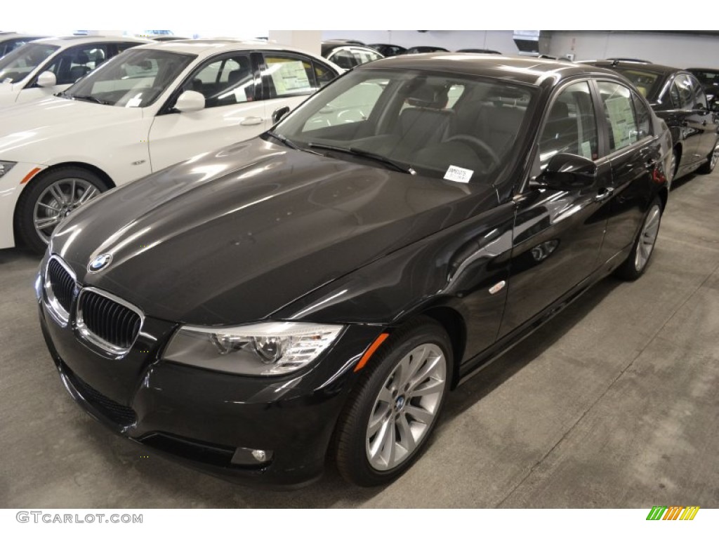 2011 3 Series 328i Sedan - Jet Black / Black Dakota Leather photo #6