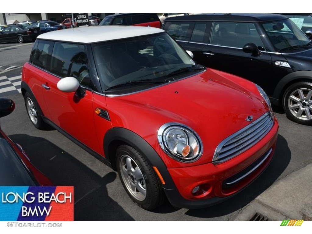 2011 Cooper Hardtop - Chili Red / Carbon Black Lounge Leather photo #1