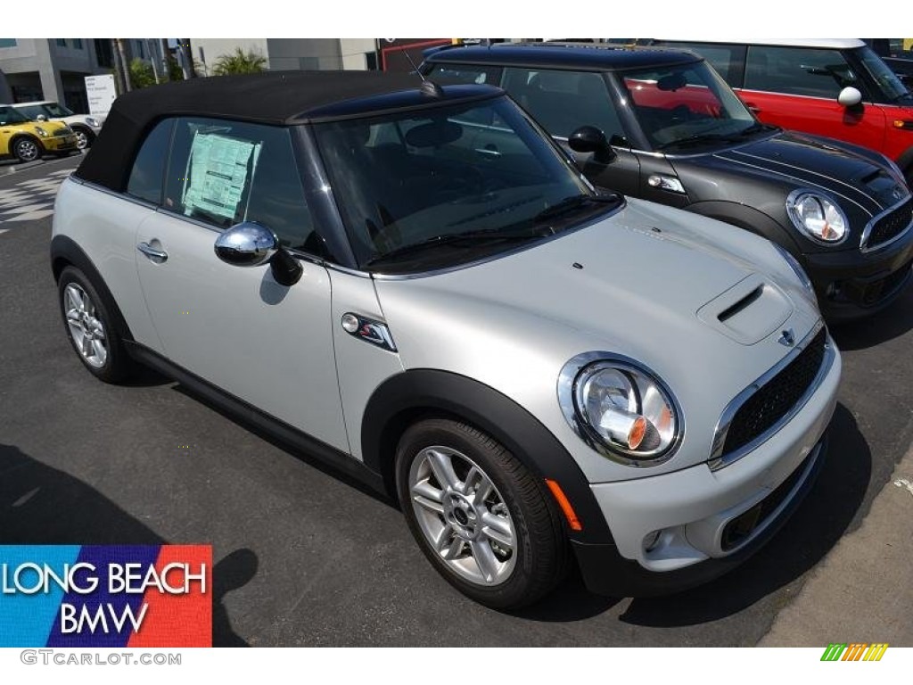 2011 White Silver Metallic Mini Cooper S Convertible