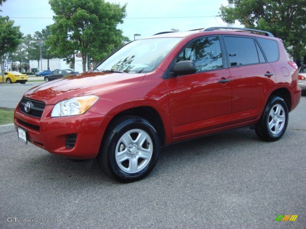 2011 RAV4 I4 - Barcelona Red Metallic / Ash photo #7