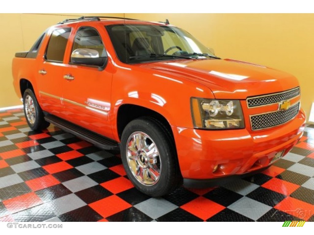 Inferno Orange Metallic Chevrolet Avalanche