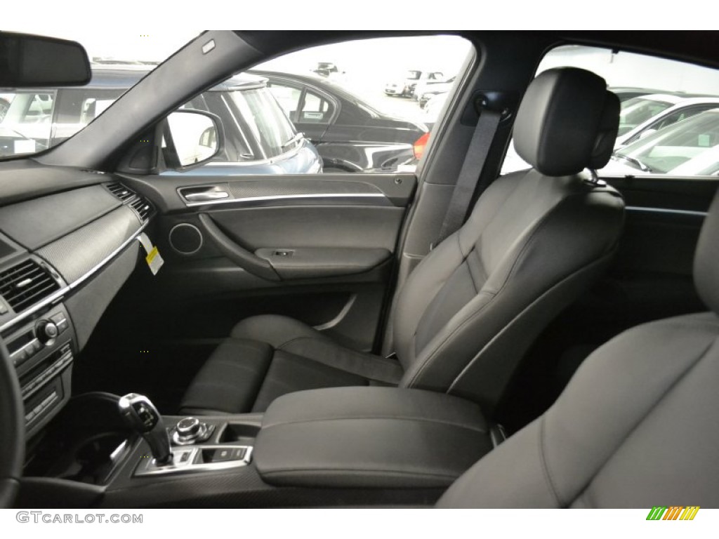 Black Interior 2012 BMW X6 M Standard X6 M Model Photo #51105671