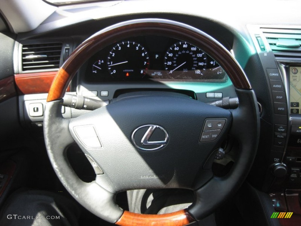 2007 LS 460 - Black Sapphire Pearl / Black photo #21