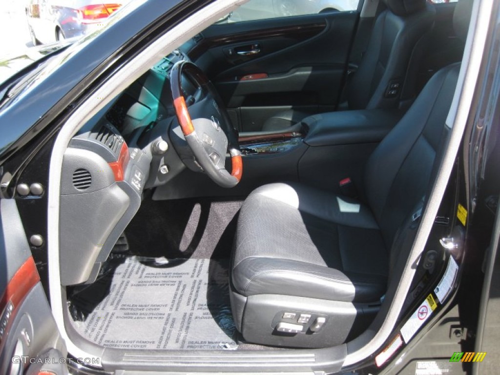 2007 LS 460 - Black Sapphire Pearl / Black photo #23