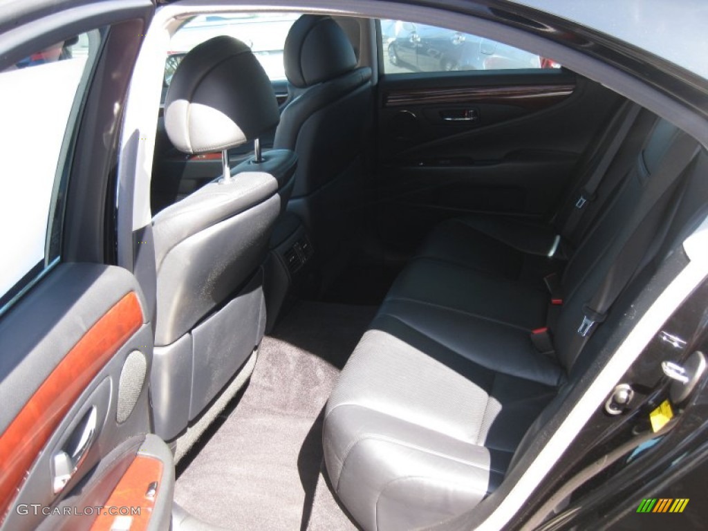 2007 LS 460 - Black Sapphire Pearl / Black photo #24