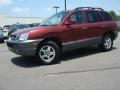 2004 Merlot Red Hyundai Santa Fe LX  photo #2