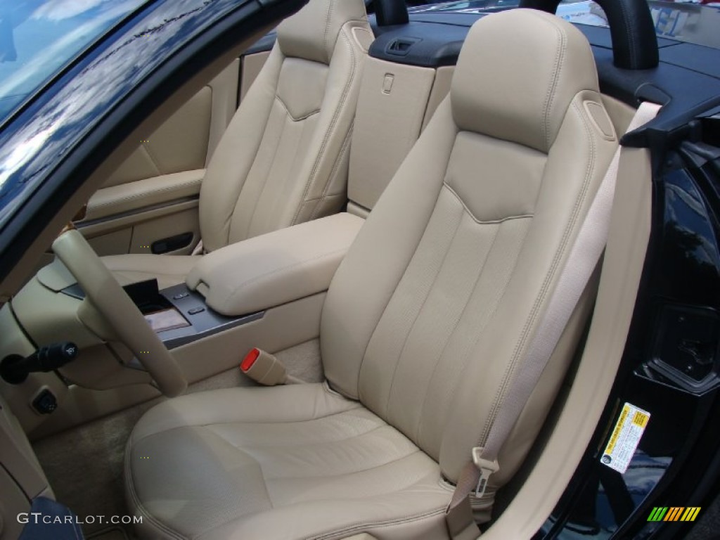Cashmere/Ebony Interior 2008 Cadillac XLR Roadster Photo #51109484