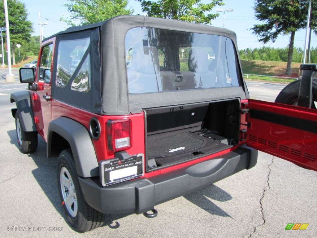2011 Wrangler Sport 4x4 - Deep Cherry Red Crystal Pearl / Black photo #8