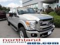 2011 Ingot Silver Metallic Ford F250 Super Duty XLT SuperCab 4x4  photo #2