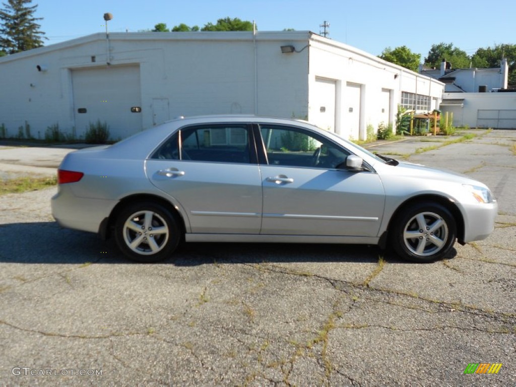 2005 Accord EX-L Sedan - Satin Silver Metallic / Black photo #22