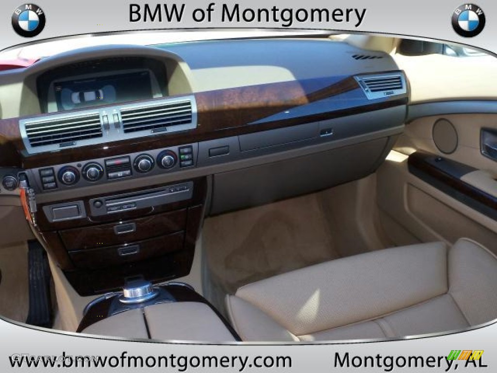 2006 7 Series 750i Sedan - Alpine White / Dark Beige/Beige III photo #15