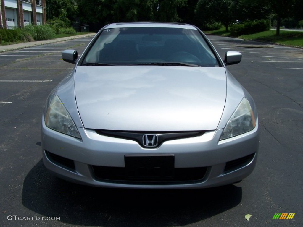 2003 Accord EX Coupe - Satin Silver Metallic / Black photo #2