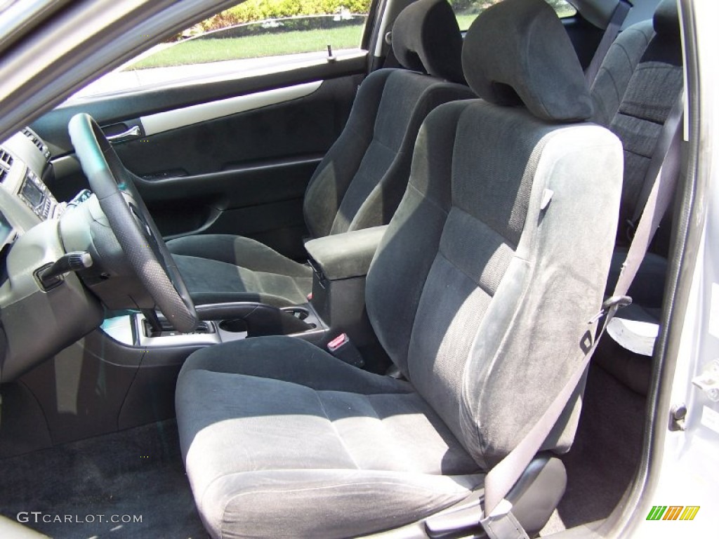 2003 Accord EX Coupe - Satin Silver Metallic / Black photo #9