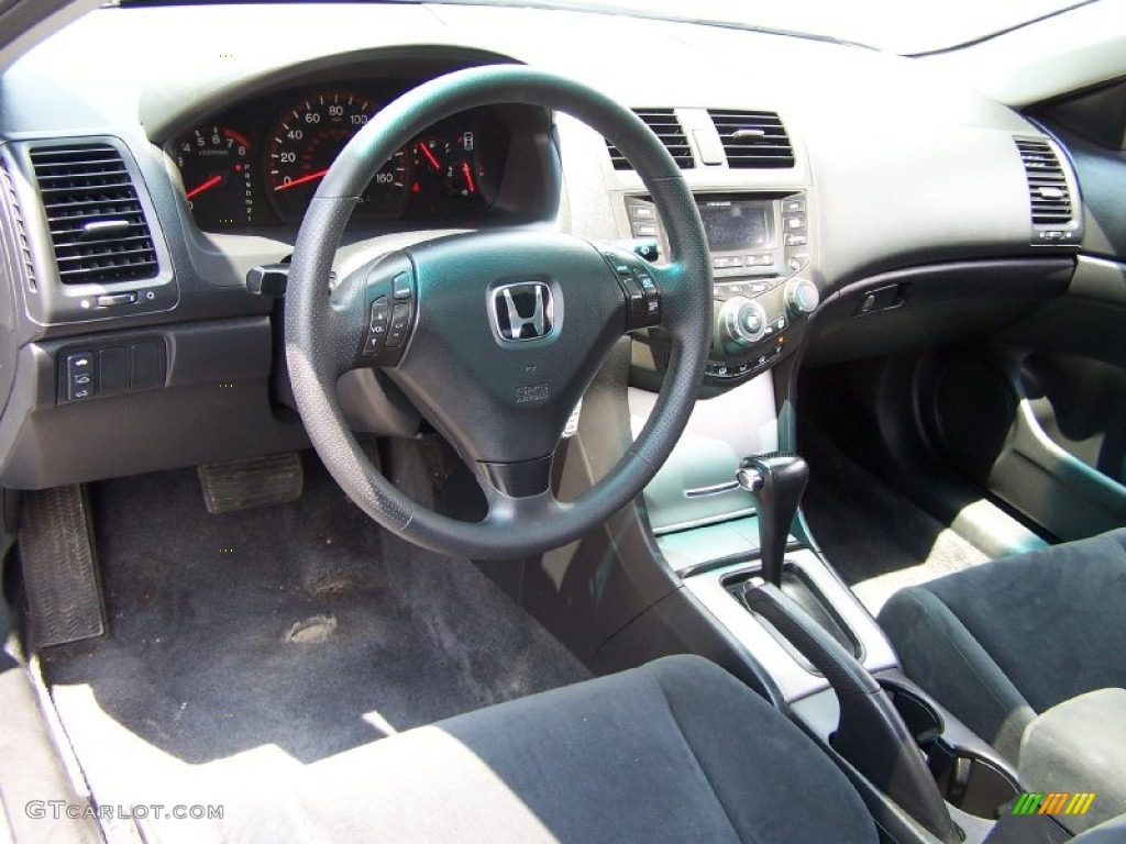 2003 Accord EX Coupe - Satin Silver Metallic / Black photo #10