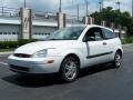 Cloud 9 White 2000 Ford Focus ZX3 Coupe