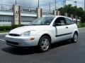 2000 Cloud 9 White Ford Focus ZX3 Coupe  photo #1