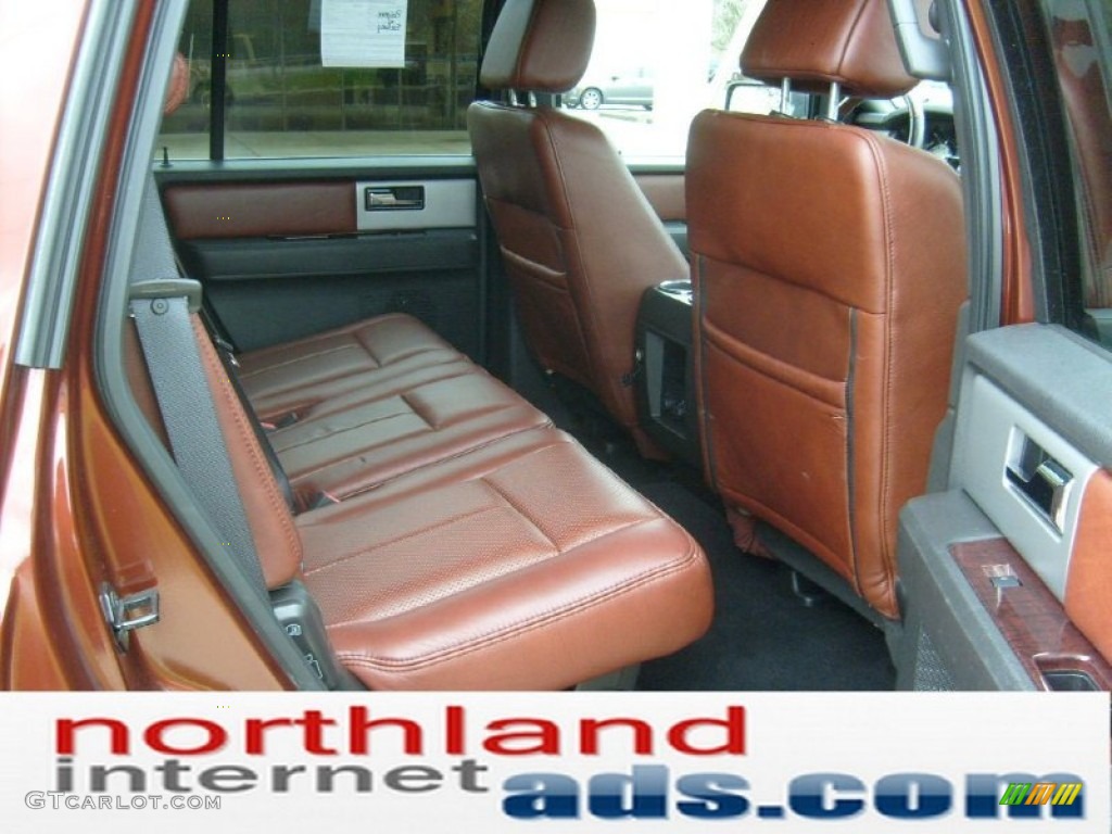2008 Expedition King Ranch 4x4 - Dark Copper Metallic / Charcoal Black/Chaparral Leather photo #16